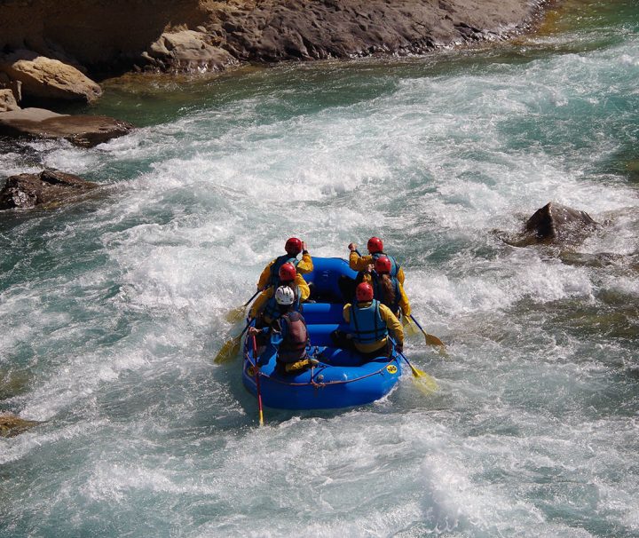 Rafting on the River Esera Campo Huesca