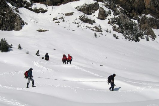 Курс инициации альпинизма в Пиренеях